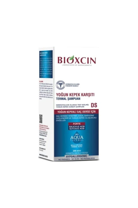 Bioxcin شامپو حرارتی ضد شوره شدید ۲۰۰ میلی‌لیتر