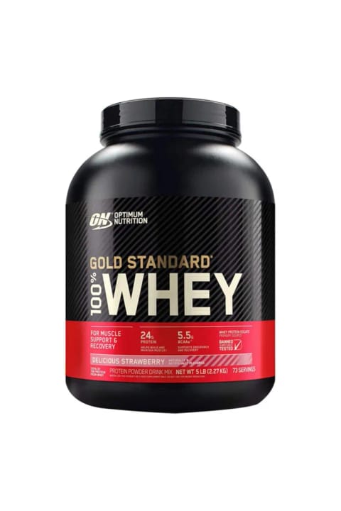 ON Optimum Nutrition Gold Standard Whey Protein Tozu 2273 گرم - توت‌فرنگی