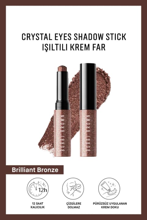 BOBBI BROWN کرم سایه چشم کریستال درخشان - Brilliant Bronze