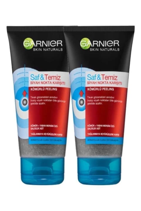 Garnier Pure Active ضد جوش سرسیاه اسکراب زغالی سِت ۲