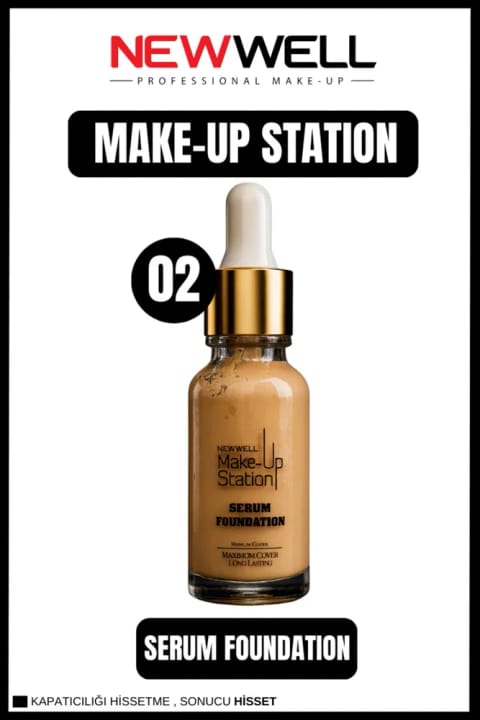 نیوول Make-up Station سرم فوندوتن شماره 2 20 میل