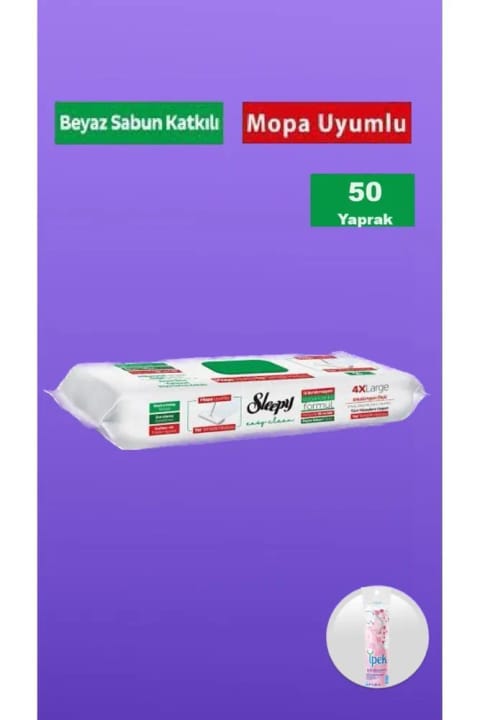 Sleepy SleepyEasy Clean سفید دستمال تمیزکننده زمین سازگار با تی