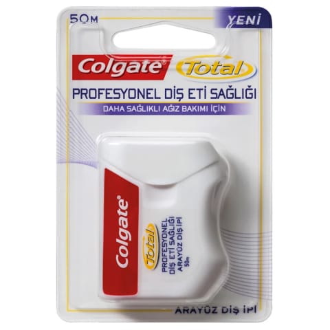 Colgate Total حرفه‌ای سلامت لثه نخ دندان بین دندانی ۵۰ متر