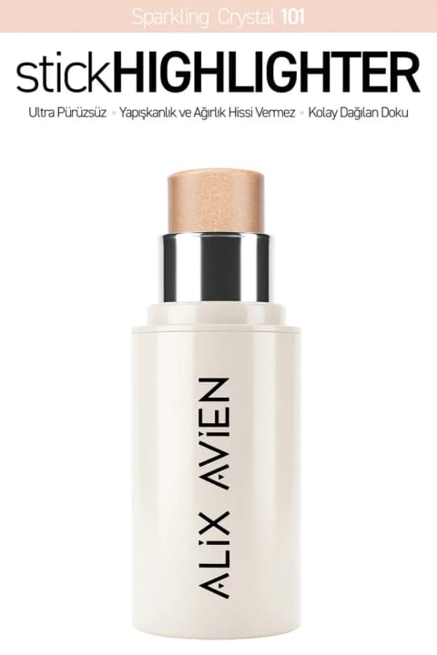 Alix Avien استیک هایلایتر کرم مرطوب‌کننده درخشان — 101 Sparkling Crystal