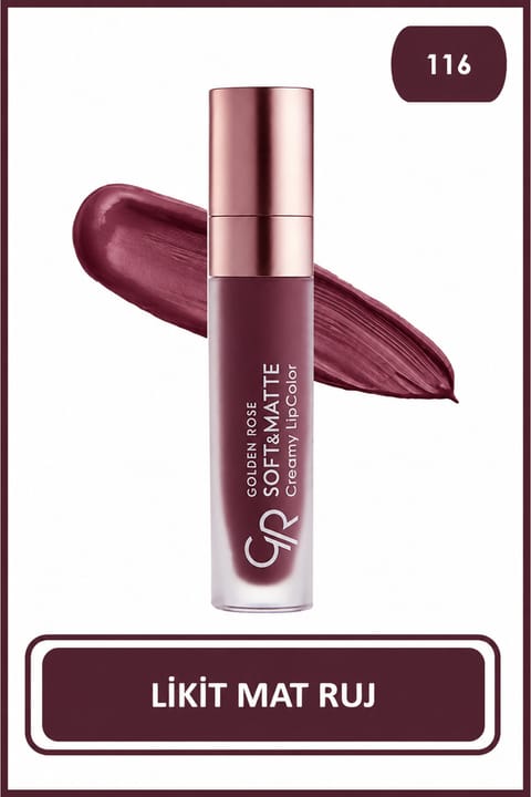 رژ لب مایع Golden Rose مدل Soft&Matte Creamy - شماره 116
