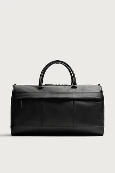 TEXTURED TRAVEL BAG
