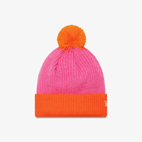 کلاه بافت New Era Block Pom Newera یونیسکس صورتی