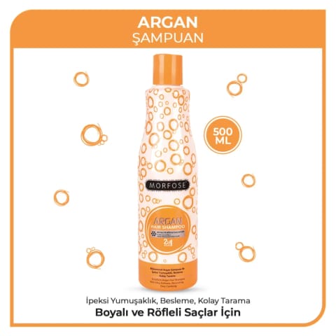 Morfose Argan شامپو مو 500 میلی‌لیتر
