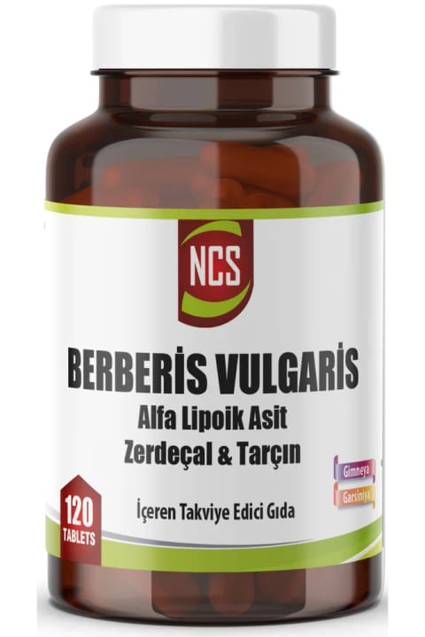 NCS بربریس ولگاریس آلفا لیپوئیک اسید دارچین زردچوبه 120 قرص