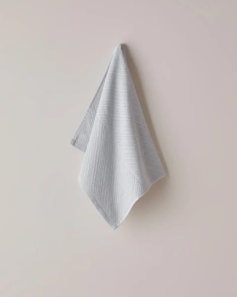 حوله صورت Twill ۱۰۰٪ پنبه ۵۰×۷۰ سانتی‌متر خاکستری روشن