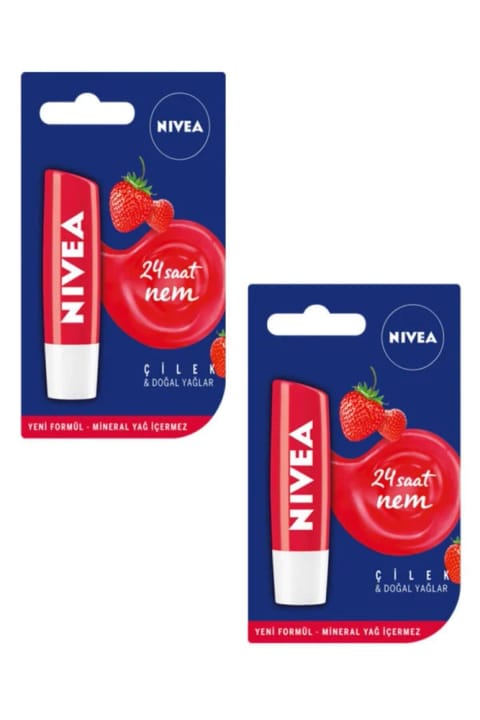 رژ لب NIVEA توت فرنگی ۲۴ ساعت آبرسانی