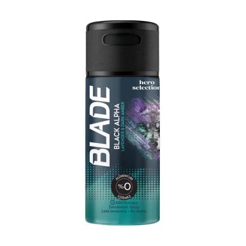 Blade Black Alpha اسپری دئودورانت مردانه ۹۰ میلی‌لیتر