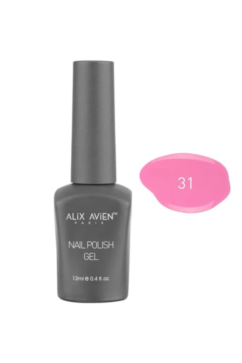 Alix Avien UV ماندگار شکر صورتی ژل اوجی 31 - لاک ژل - 12 میلیلیتر