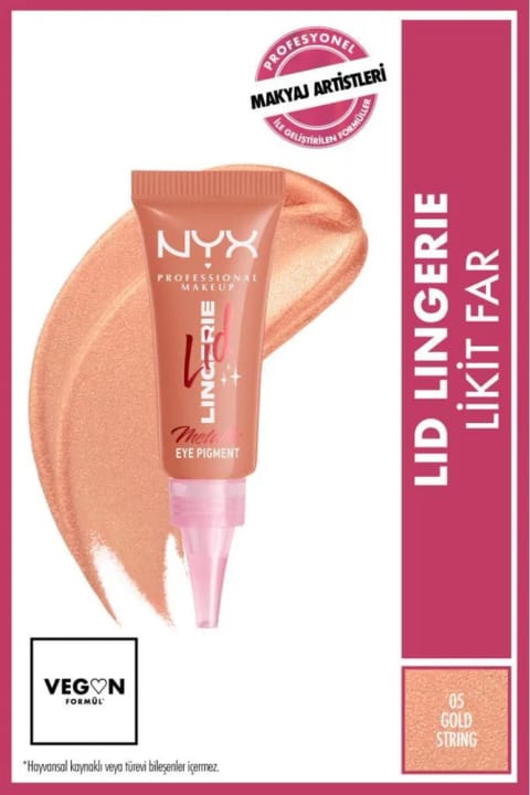 NYX Professional Makeup Lid Lingerie سایه مایع - 05 Gold String