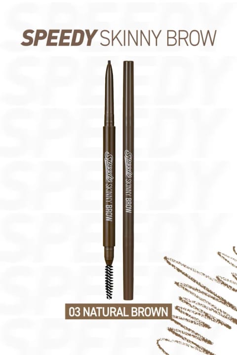 مداد ابرو PERIPERA با نوک فوق العاده نازک و ظاهر طبیعی — 3 Natural Brown