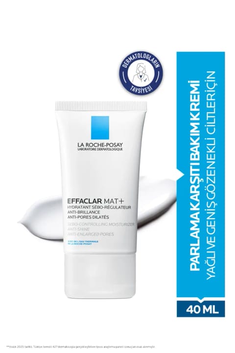 La Roche Posay Effaclar Mat+ مرطوبکننده ضد درخشش پوست چرب