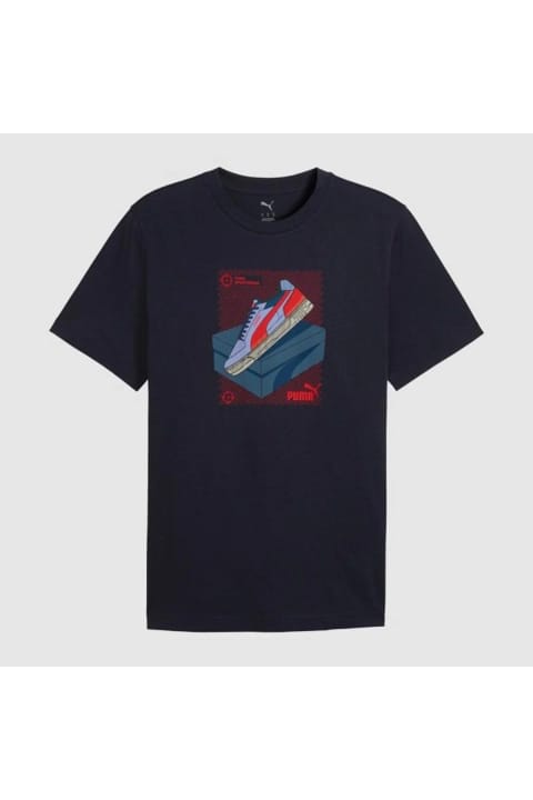 تی‌شرت Puma Graphic مردانه سرمه‌ای (691777-16)