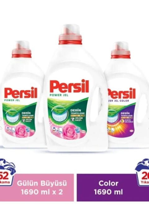 مایع لباسشویی Persil ژل ۲x Gülün Büyüsü ۱x Color (رنگی) ۷۸ بار شستشو