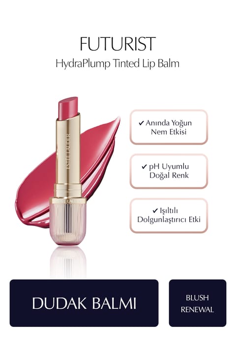 بالم لب رنگی Estee Lauder Futurist HydraPlump - رنگ: Blush Renewal