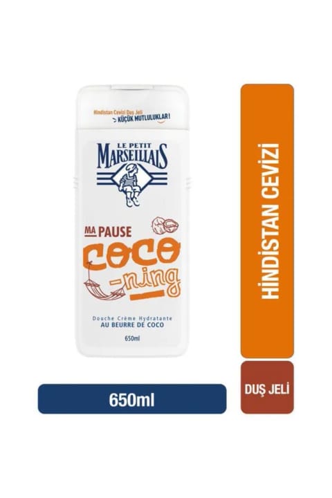 Le Petit Marseillais Bonheur شامپو بدن نارگیل 650 میلی‌لیتر