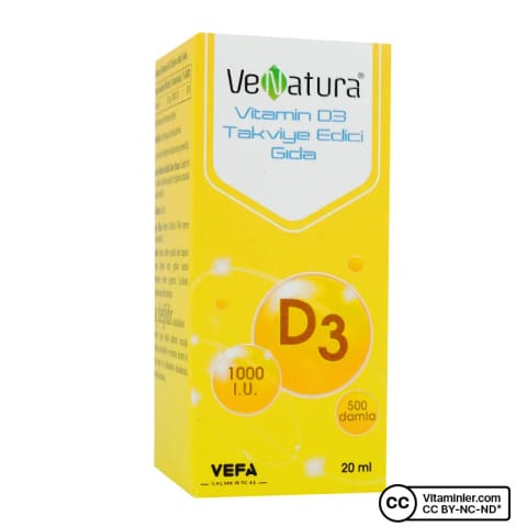 وناتورا ویتامین D3 قطره ۲۰ میلیلیتر