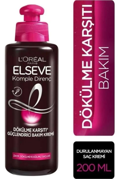 ELSEVE L'Oreal ماسک مو بدون آبکشی ضد ریزش ۲۰۰ میلیلیتر
