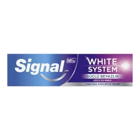 Signal White System خمیردندان سفیدی قوی و مینای دندان قوی ۷۵ میلی‌لیتر
