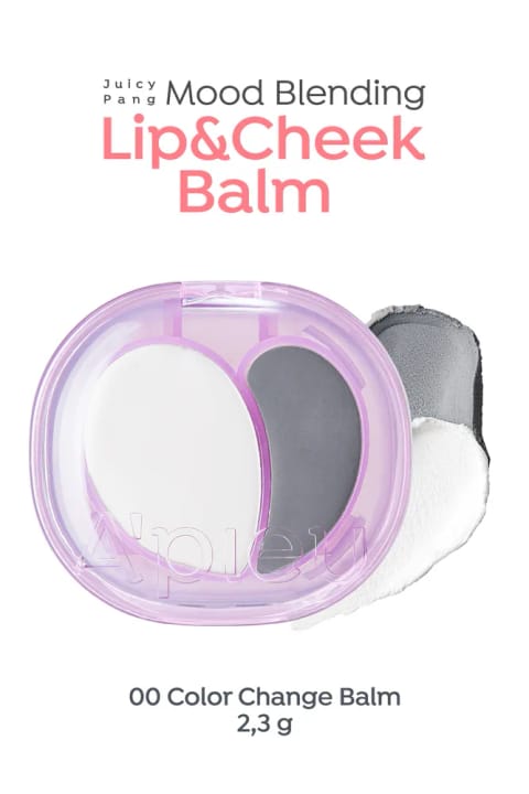 میسا بالم چندمنظوره خاکستری و سفید A'PIEU Juicy-Pang Mood Blending Lip&Cheek Balm