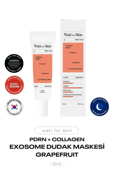 wati for skin ماسک لب ترمیمکننده حاوی PDRN و Collagen با فناوری Exosome