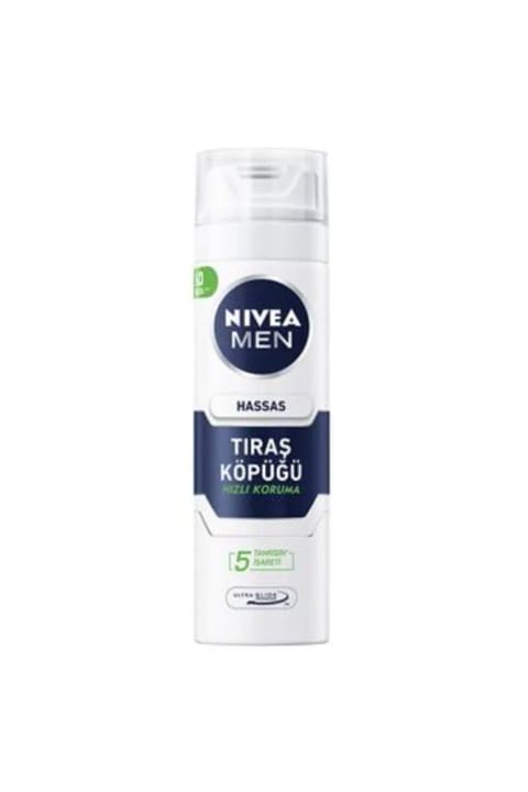 NIVEA MEN اصلاح فوم مخصوص پوست حساس ۲۰۰ میلیلیتر