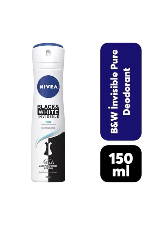 NIVEA دئودورانت اسپری Pure Invisible 150 میلیلیتر