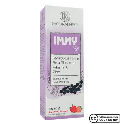 NaturalNest Immy شربت سنجد سیاه 150 میلیلیتر