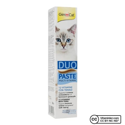 Gimcat گربه خمیر duo پاستا مولتی ویتامین 50 گرم
