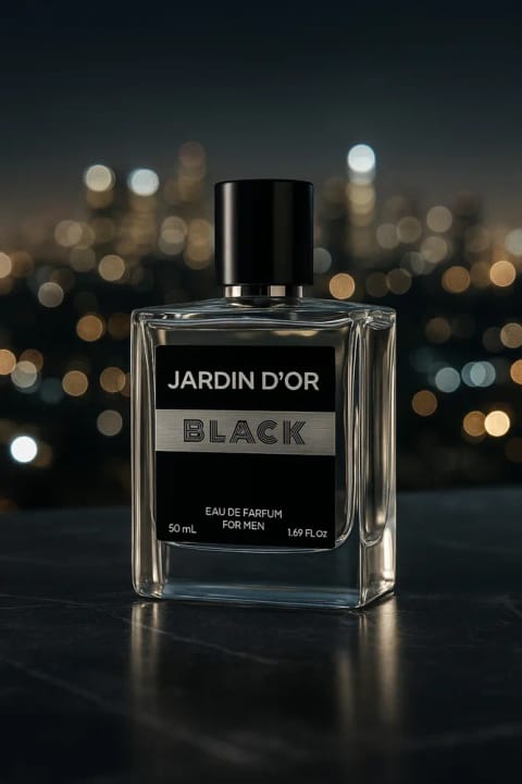 JARDIN D'OR Black عطر مردانه Edp 50ml