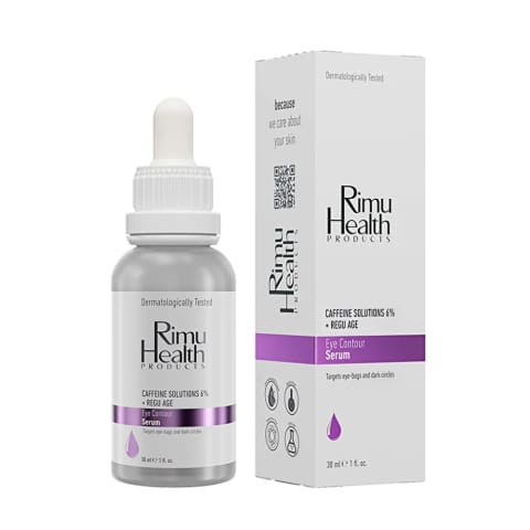 Rimu Health سرم مراقبت از دور چشم روشنکننده و ضد چینوچروک ۳۰ میلیلیتر (کافئین ۶٪ - Regu Age)