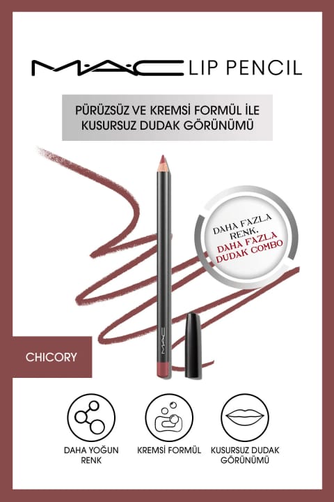 مداد لب کرمی ماندگار M.A.C - Lip Pencil Chicory Chicory 1.45 G